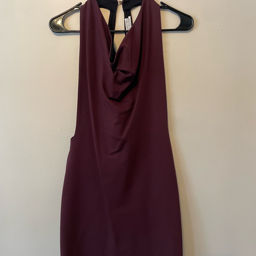 Urban Outfitters Deep Burgundy Backless Dress